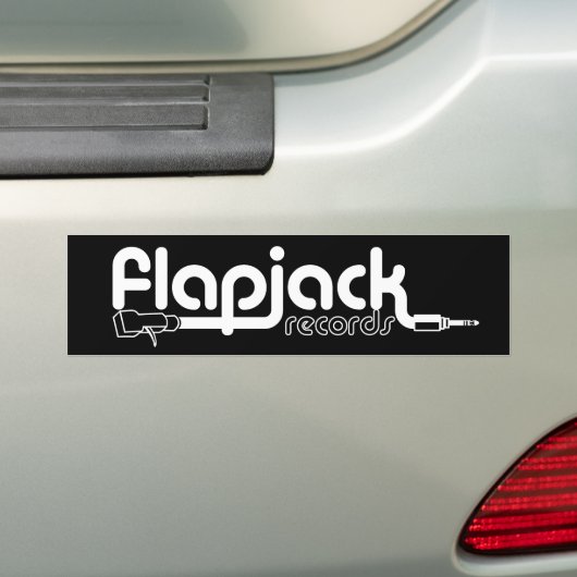 Flapjack-schwarzer Autoaufkleber (Auf Auto)