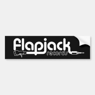Flapjack-schwarzer Autoaufkleber