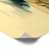 Flapper-1920's Fashion Illustration Poster-Print Poster (Ecke)