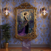 Flapper Adore Roaring 20's Nouveau Portrait Seidenpapier