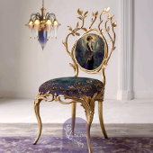 Flapper Adore Roaring 20's Nouveau Portrait Seidenpapier