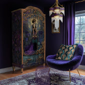 Flapper Adore Roaring 20's Nouveau Portrait Seidenpapier