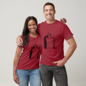 Flapper Art Deco Couple Naughty but Nice T-Shirt (Unisex)