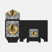 Flapper Art Deco Gatsby Small Zent Party Box Geschenkschachtel (Ungefaltet)