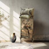 Flapper Beauty aus den 1920er Jahren und Hummingbi Seidenpapier