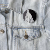 Flapper Bride Button (Beispiel)
