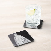 Flapper Bride Getränkeuntersetzer (Rechte Seite)