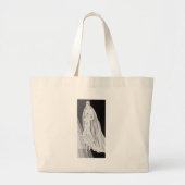 Flapper Bride Jumbo Stoffbeutel (Vorne)