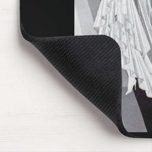 Flapper Bride Mousepad (Ecke)