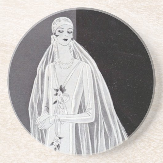 Flapper Bride Untersetzer (Vorne)