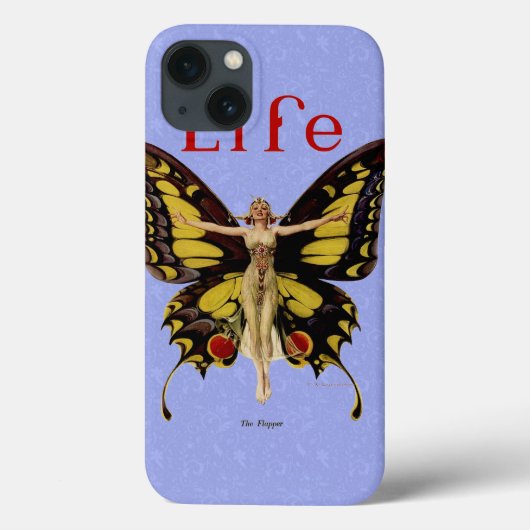 Flapper Butterfly Flying Frauan Illustration Case-Mate iPhone Hülle (Rückseite)