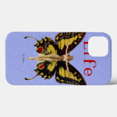 Flapper Butterfly Flying Frauan Illustration Case-Mate iPhone Hülle (Rückseite (Horizontal))