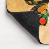 Flapper Butterfly Flying Frauan Illustration Mousepad (Ecke)