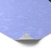 Flapper Butterfly Flying Frauan Illustration Poster (Ecke)