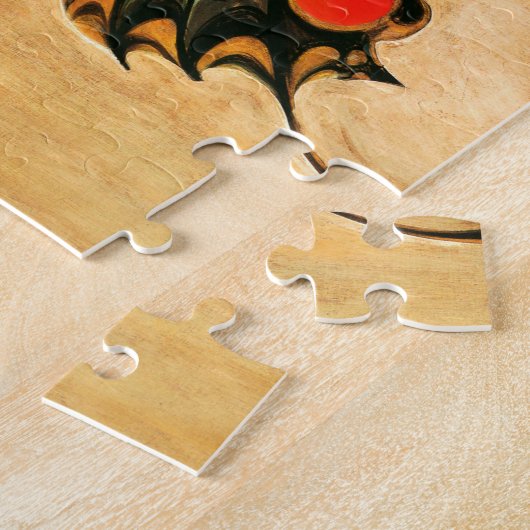 Flapper Butterfly Flying Frauan Illustration Puzzle (Seite)