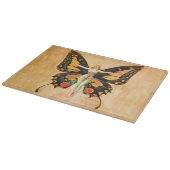 Flapper Butterfly Flying Frauan Illustration Schneidebrett (Ecke)