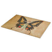 Flapper Butterfly Flying Frauan Illustration Schneidebrett (Ecke)