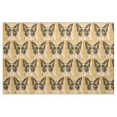 Flapper Butterfly Flying Frauan Illustration Stoff (Fat Quarter (45,7 x 55,9 cm))