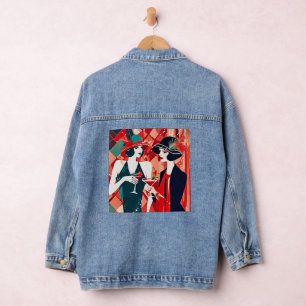 Flapper Christmas Party Jeansjacke