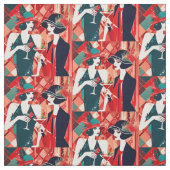 Flapper Christmas Party Stoff (Muster)