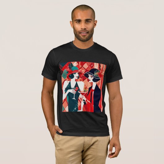 Flapper Christmas Party T-Shirt (Vorne ganz)
