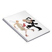 Flapper Dancing Notizblock (Rechte Seite)