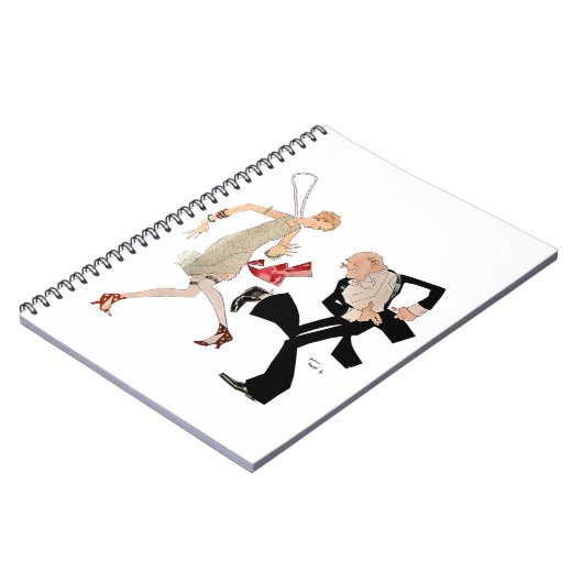 Flapper Dancing Notizblock (Linke Seite)