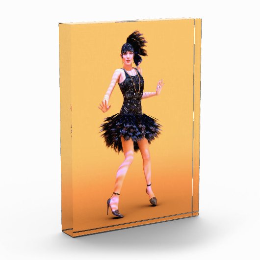 Flapper Dancing Vintag Fotoblock (Links)