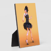 Flapper Dancing Vintag Fotoplatte (Seite)