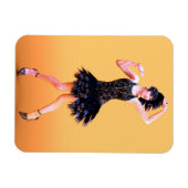 Flapper Dancing Vintag Magnet (Horizontal)