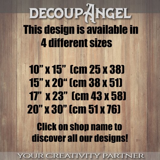 Flapper Elegance - Decoupage - Seidenpapier