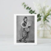 Flapper Fashion der 1920er Jahre Postkarte (Stehend Vorderseite)