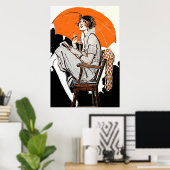 Flapper Fashion der 1920er Poster (Heimbüro)