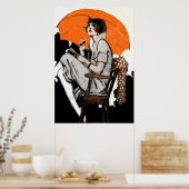 Flapper Fashion der 1920er Poster (Küche)