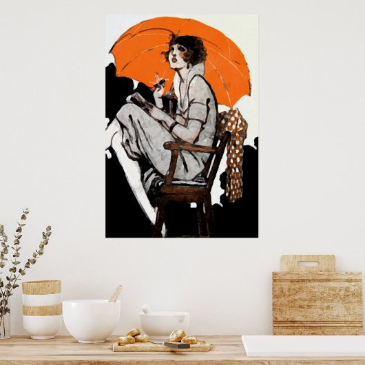 Flapper Fashion der 1920er Poster (Küche)