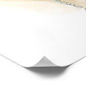 Flapper Fashion Sketch - Frau mit Haarteil Poster (Ecke)