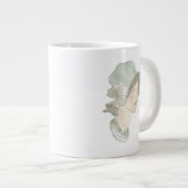 Flapper Fashion Sketch - Frau mit Hut Jumbo-Tasse (Vorderseite Rechts)