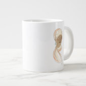 Flapper Fashion Sketch - Frau mit Scarf Jumbo-Tasse (Vorderseite Rechts)