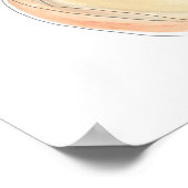 Flapper Fashion Sketch - Frau mit Scarf Poster (Ecke)