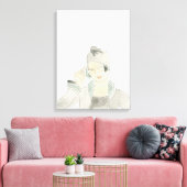 Flapper Fashion Sketch Leinwanddruck (Insitu (Wohnzimmer))