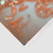 Flapper Flamboyance Lady in Orange Decoupage Seidenpapier (Ausschnitt)