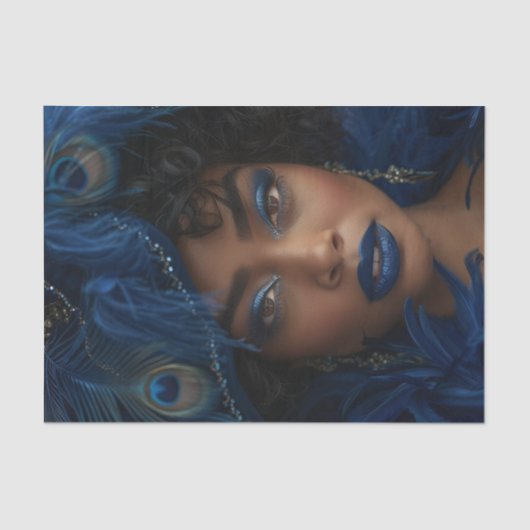 Flapper Girl12 der 1920er Seidenpapier (Vorderseite)