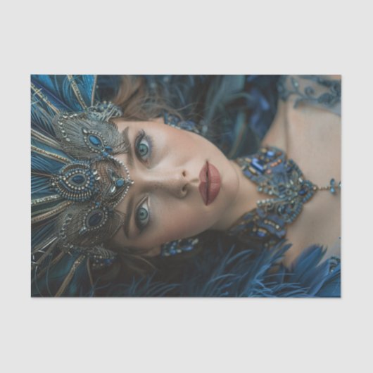 Flapper Girl24 der 1920er Seidenpapier (Vorderseite)