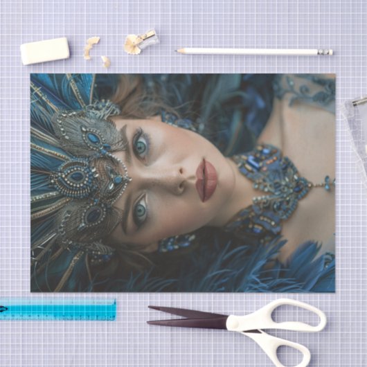 Flapper Girl24 der 1920er Seidenpapier (Handwerk)