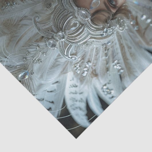 Flapper Girl26 der 20er Jahre Seidenpapier (Ausschnitt)