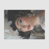 Flapper Girl2 der 1920er Seidenpapier (Vorderseite)