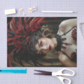 Flapper Girl34 der 1920er Seidenpapier (Handwerk)