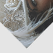 Flapper Girl9 der 20er Jahre Seidenpapier (Ausschnitt)