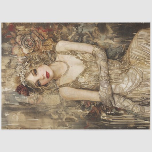 Flapper Girl 2 Seidenpapier (Vorderseite)