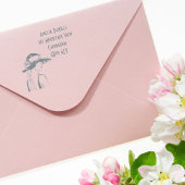 Flapper Girl Address der 1920er Jahre Permastempel